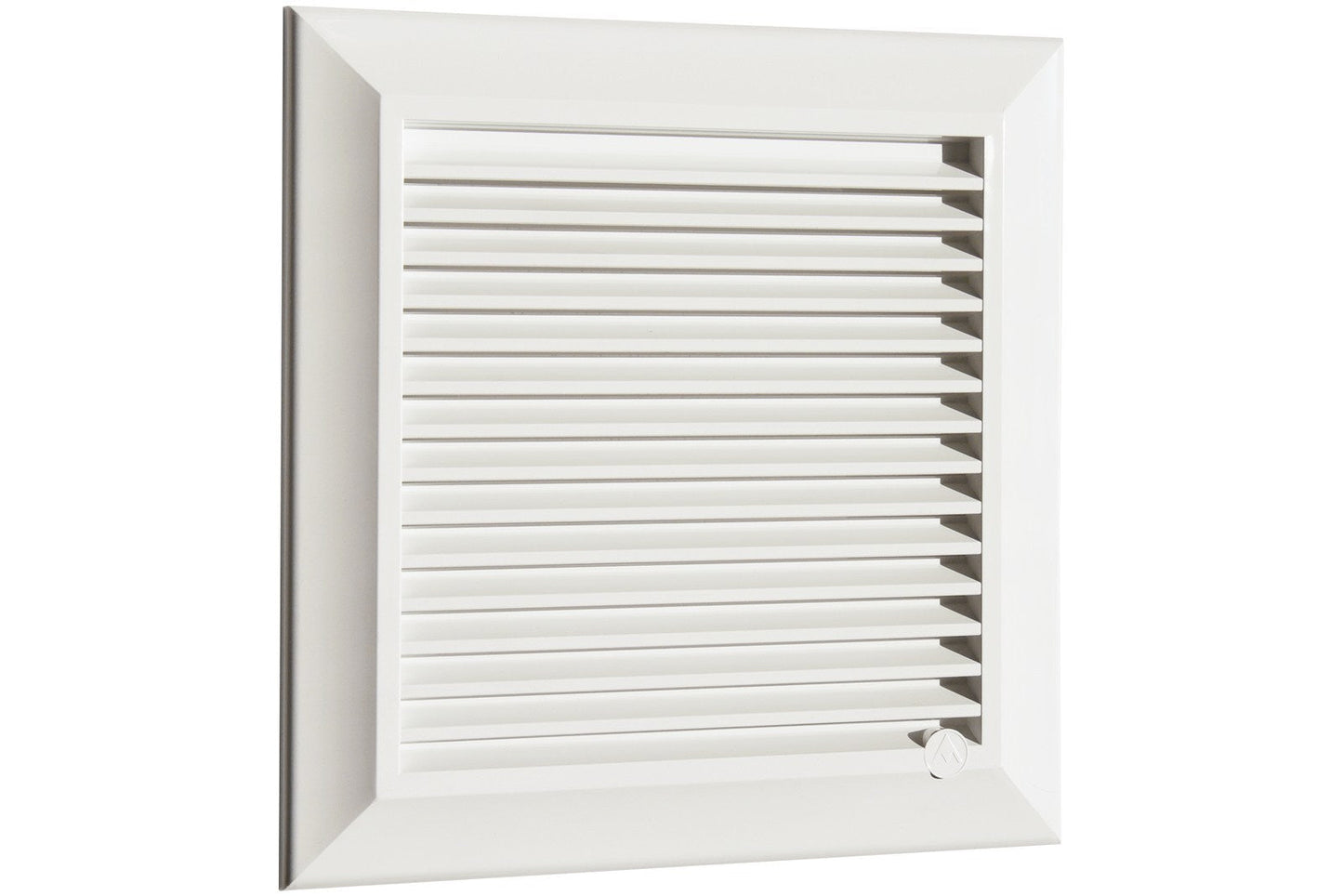 Louvre Vent White Duo Smart 135G 135mm With Fly Mesh for Home and Garden Use