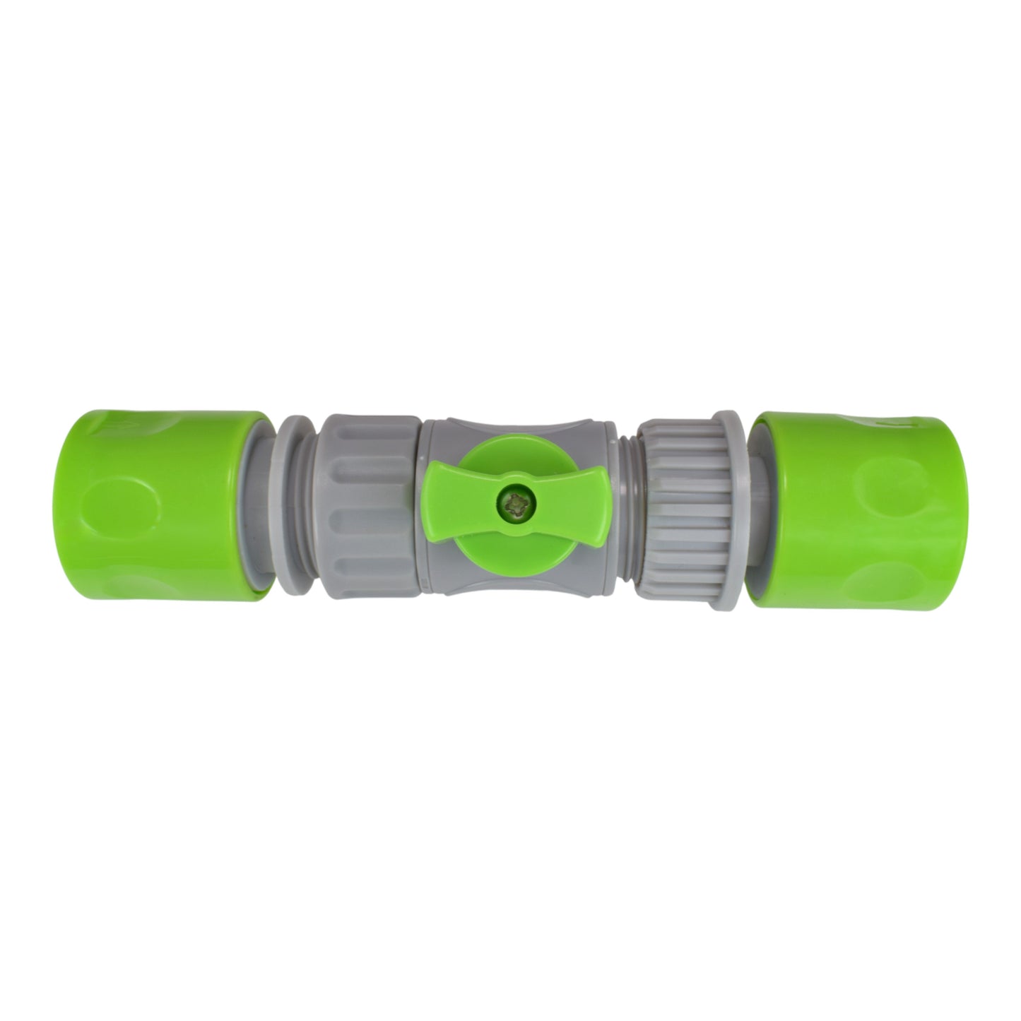 AP Supplies Male & Female Threaded Hose Quick Connector Set with Valve (Lime)