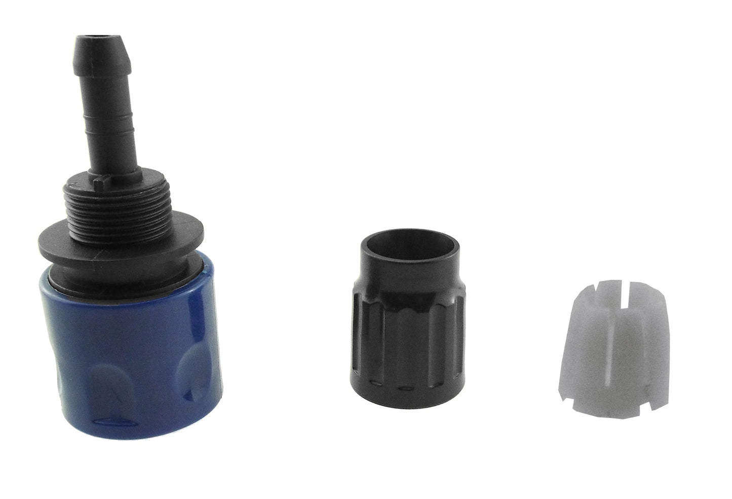 Expanding Hose Connector Blue Pipe and Water Fitting Garden Water Connector