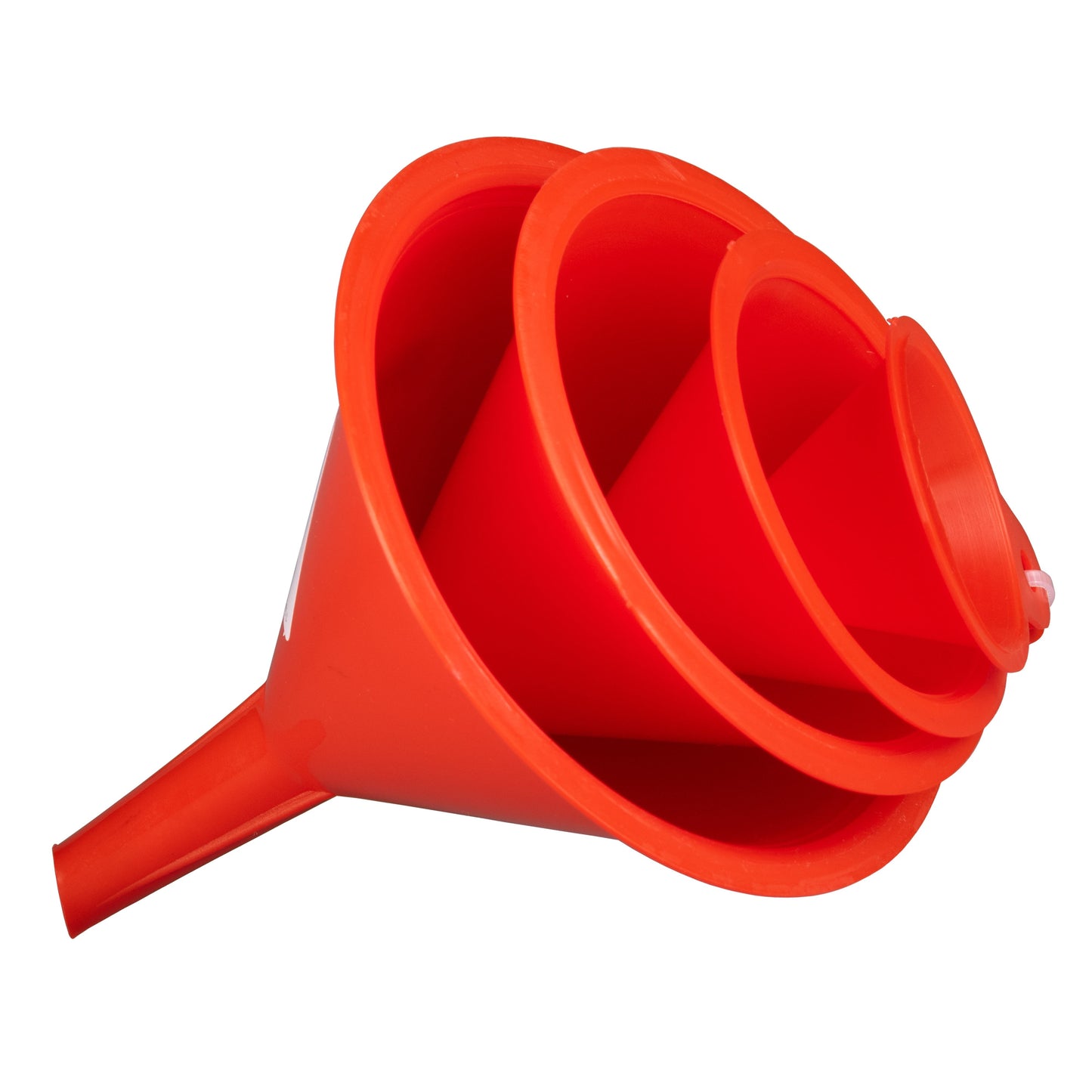 Funnel Red Mix 4 pcs DIY Workshop Accessory Vehicle Fluid Funnel