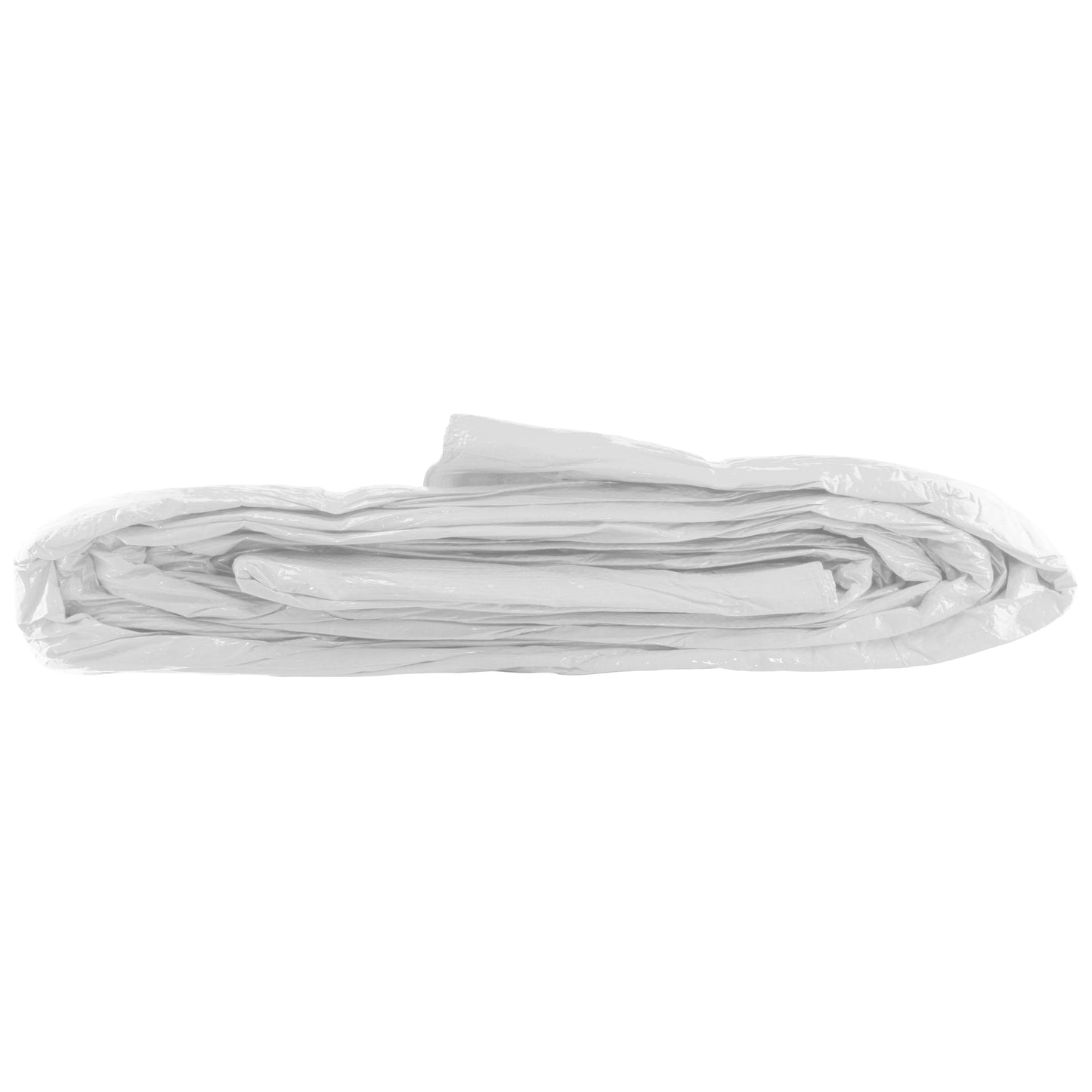 AP Supplies White M-Grade Tarpaulin with 10 x 6" Bungee Balls (Black) - 5m x 8m