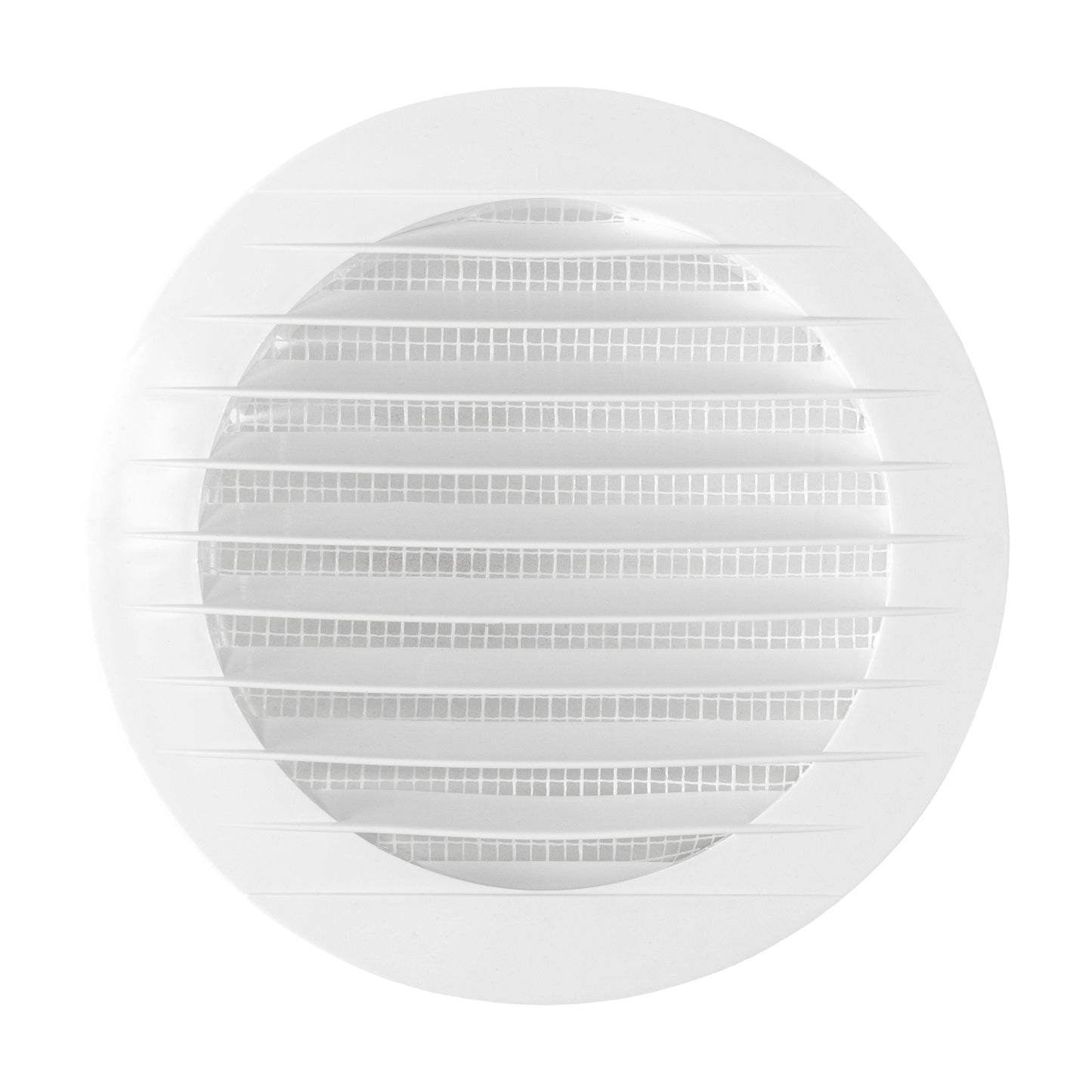 AP Supplies Through Wall Ventilation Kit Round Louvre Vent VC-KRO0184 with White External Vent
