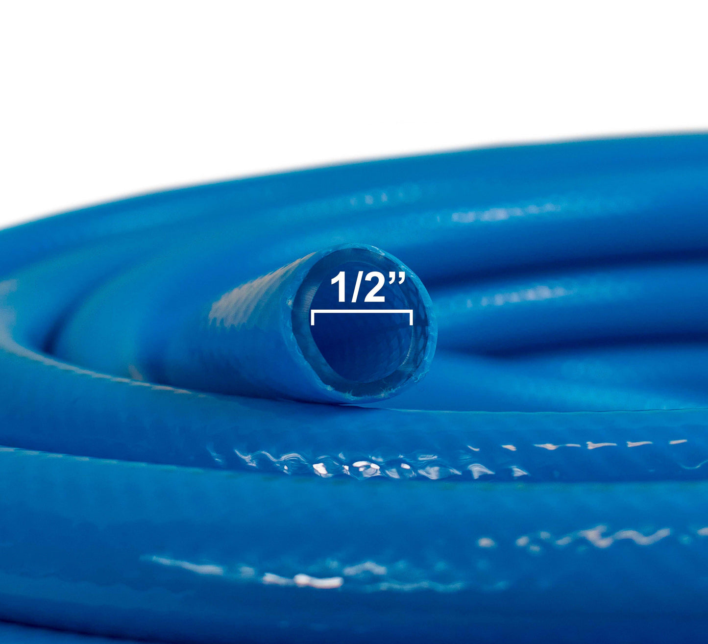 Water Hose Blue Set for Drinking Water Water Flow Control Outdoor Hose Accessory