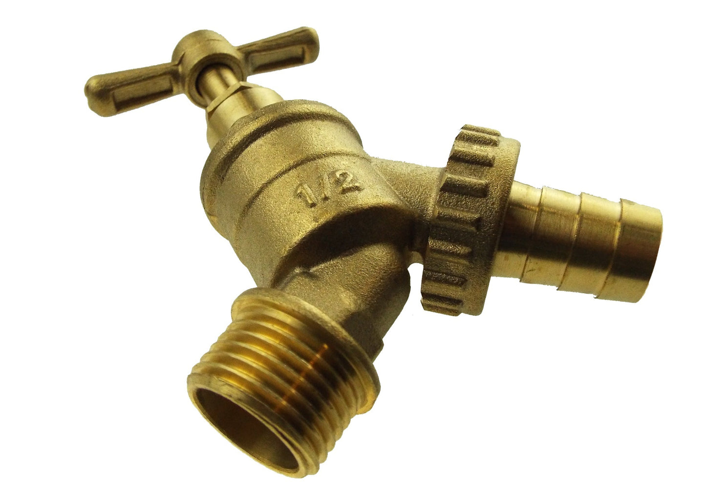 Garden Bib Tap Brass 1/2in BSPM Inlet Outdoor Watering Kit Garden Irrigation Kit