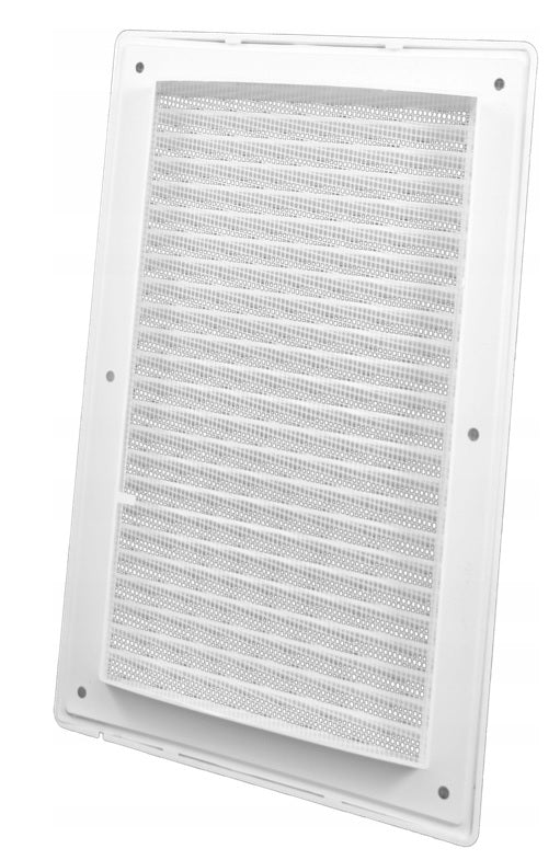Louvre Vent White DL/140X210 RW LUX With Fly Mesh for Home and Garden Use