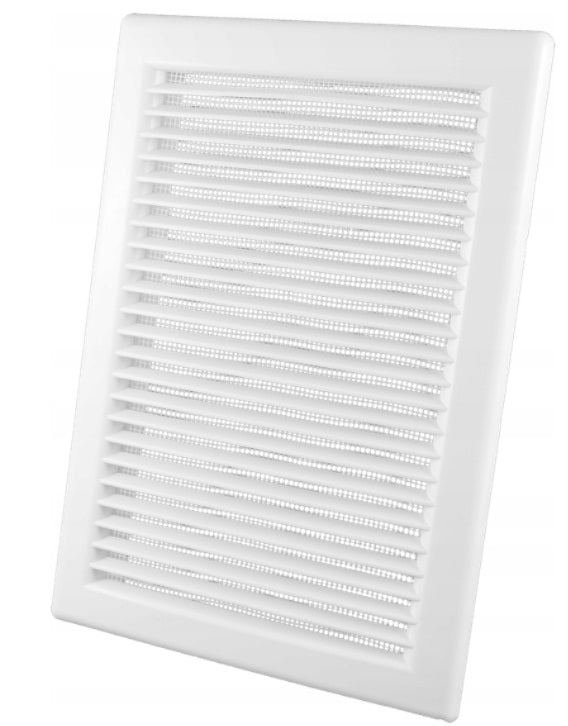 Louvre Vent White DL/140X210 RW LUX With Fly Mesh for Home and Garden Use