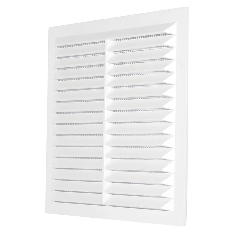Louvre Vent D/140W 140mm X 140mm with Fly Screen for Home and Garden Use