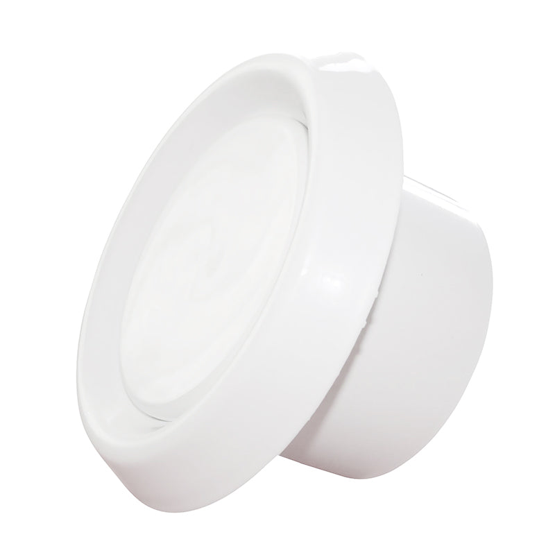 White ABS Extract Ceiling Valve 100mm Water Flow Control Home and Garden Use