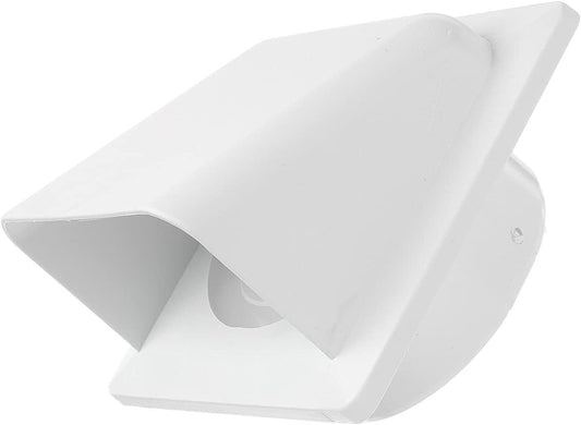 External White Louvre Vent KRD/100 fi100mm for Home and Garden Use