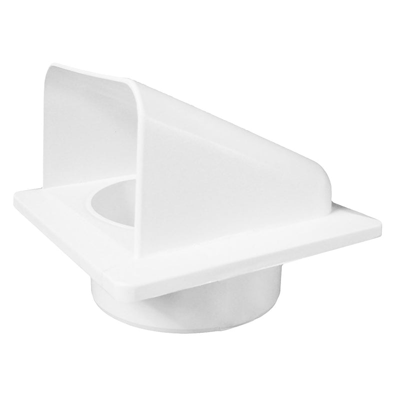 External White Louvre Vent KRD/100 fi100mm for Home and Garden Use