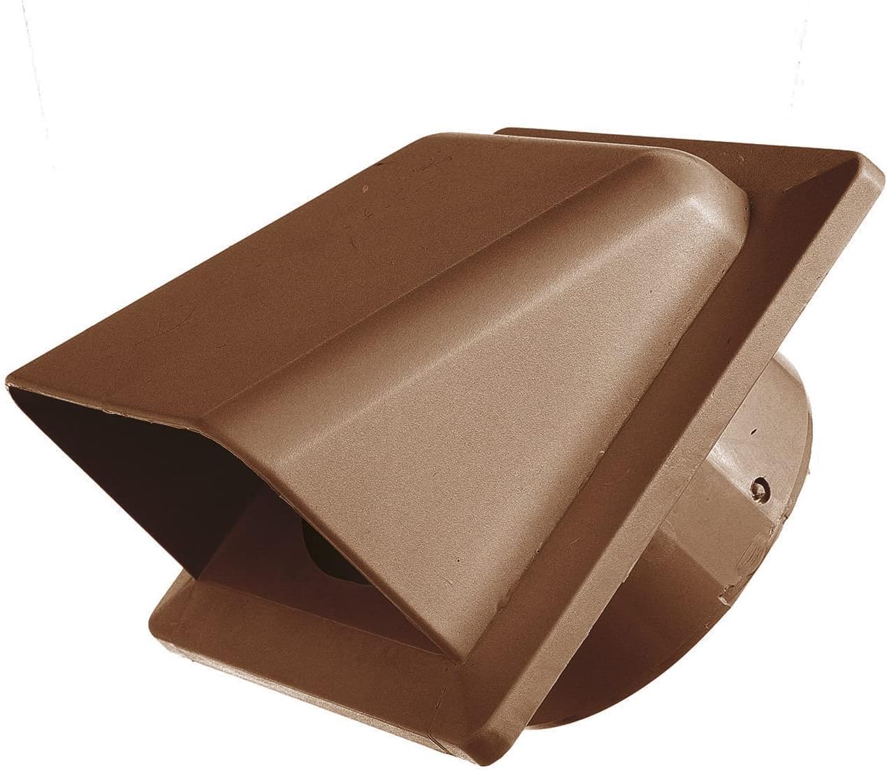 External Brown Louvre Vent KRD/100B fi100mm for Home and Garden Use