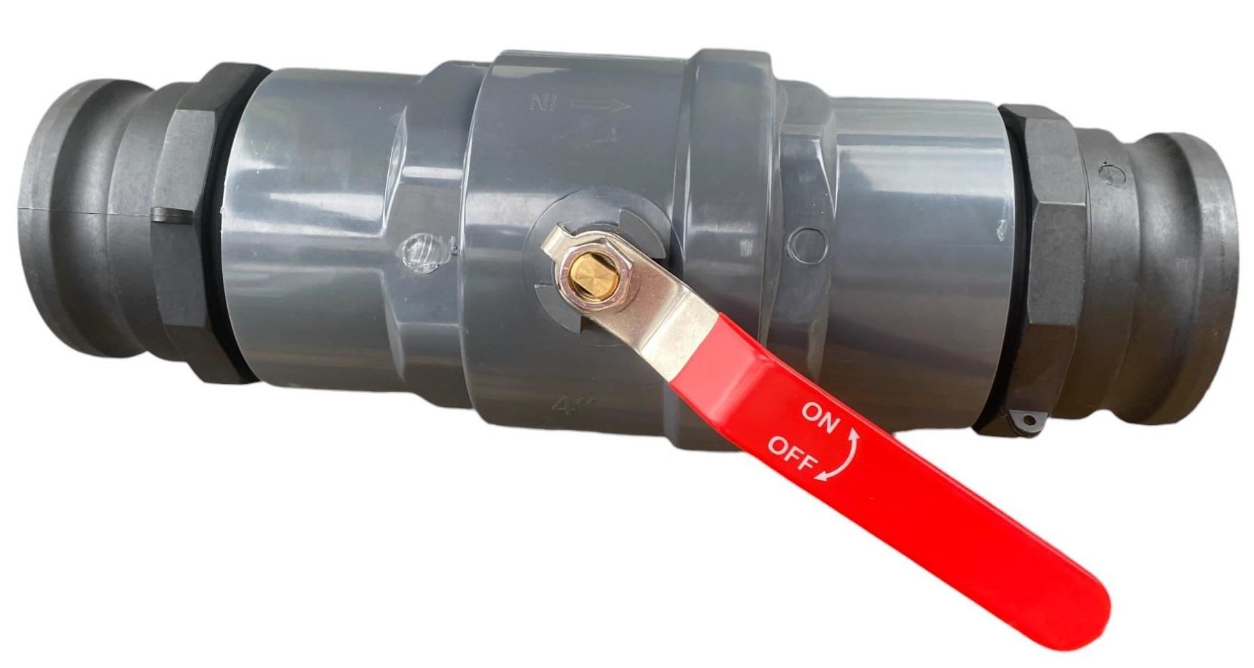 AP Supplies Stainless Steel PP 3" BSPF Stopcock with Camlock 3” Type F Kit
