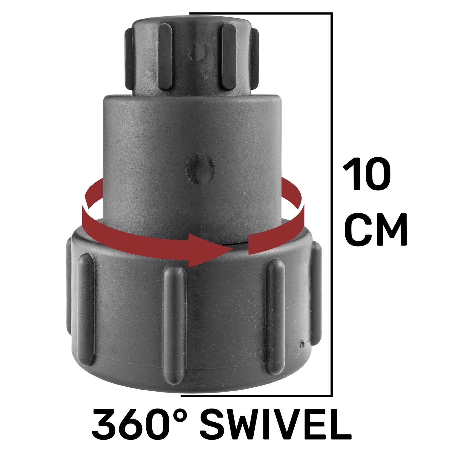IBC 2 S60X6 - 1in BSPF Extender Adaptor with 32mm MDPE Valve for Water Connector