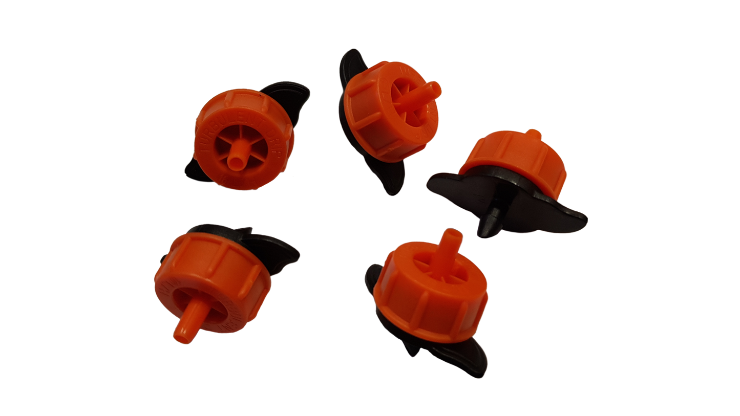 Turbo Dripper 16L H Non-Pressure Compensating for Drip Irrigation Fitting