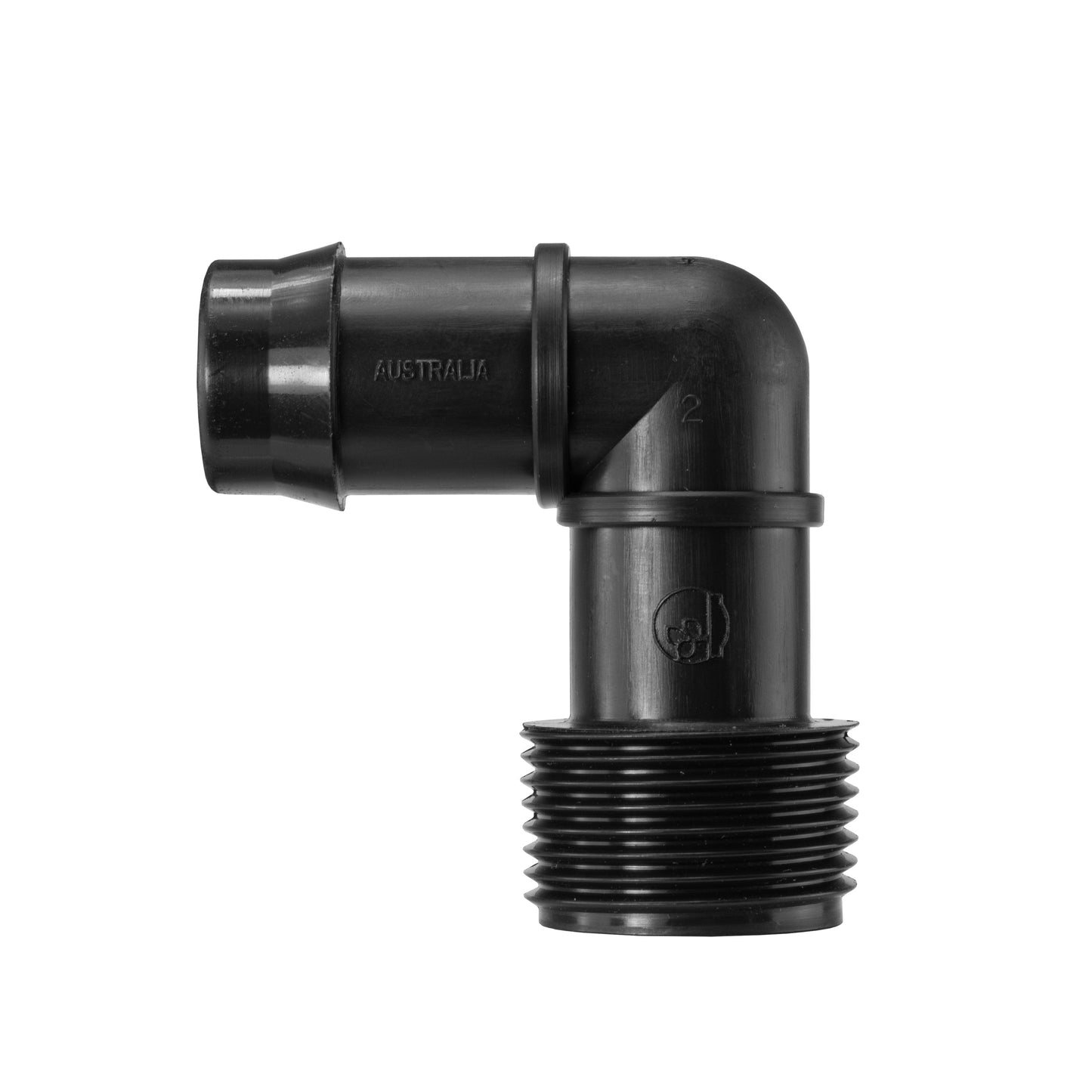 IBC 2 S60X6 Cap with Lever Valve and 20mm Barbed Elbow for Garden Irrigation Kit