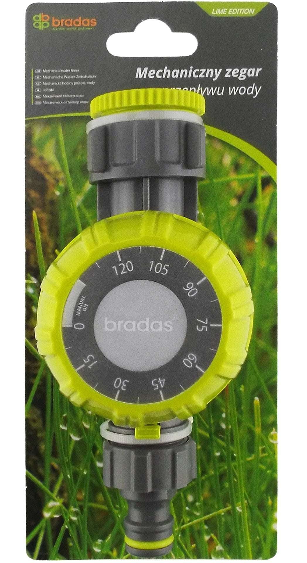 Lime Line Mechanical Water Timer Drip Irrigation Fitting DIY Workshop Accessory