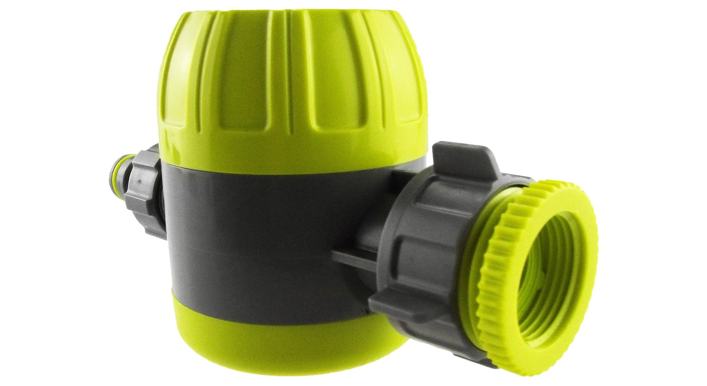 Lime Line Mechanical Water Timer Drip Irrigation Fitting DIY Workshop Accessory