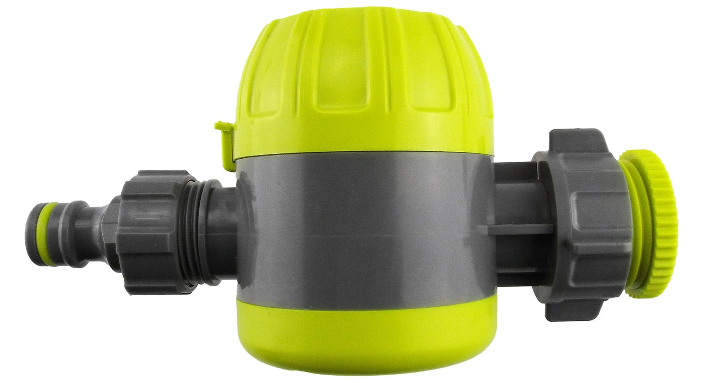 Lime Line Mechanical Water Timer Drip Irrigation Fitting DIY Workshop Accessory