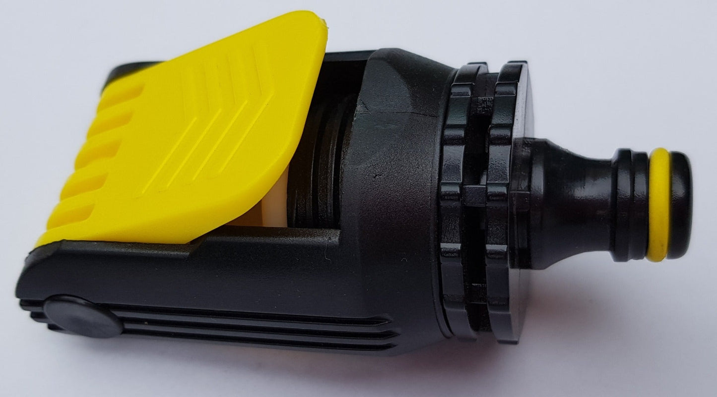 Kitchen Tap Adaptor "Non Branded" Yellow Outdoor Watering Kit Hose Connector Set