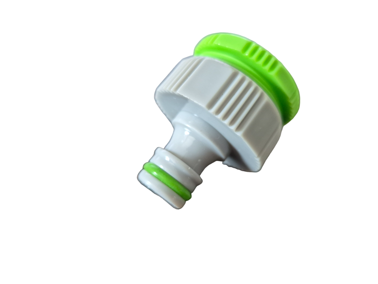 Female Tap Connector 1in or 3/4in BSP Female, Green Gray for Hose Connector Set