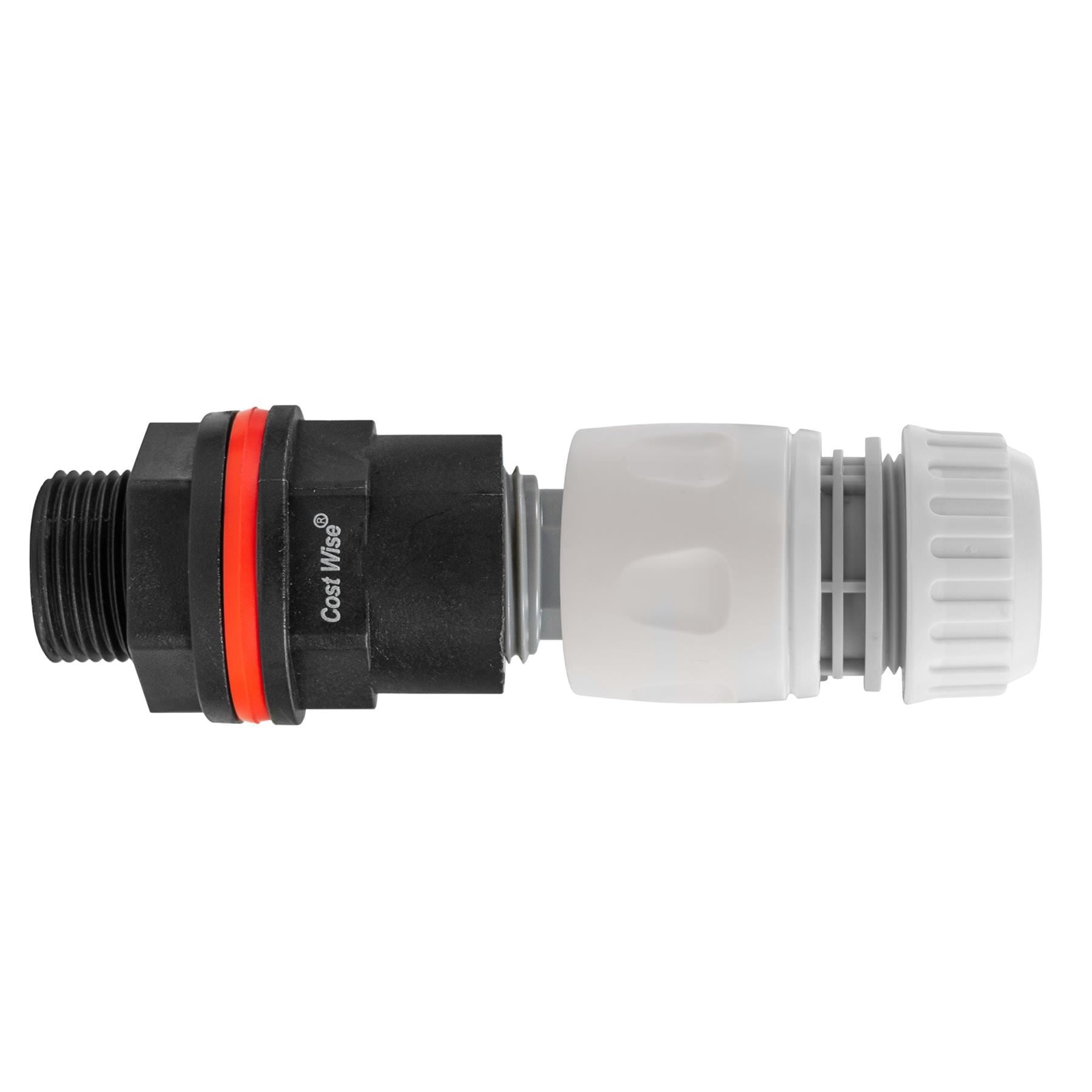 AP Supplies Water Butt Kit ¾” BSPM-F with Quick Connect Adaptor and Hose Connector (WL)
