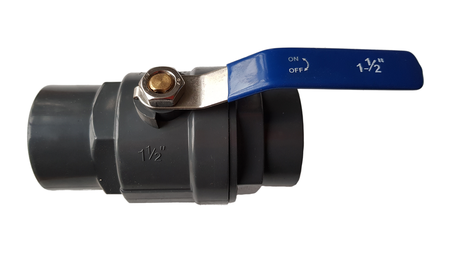 PP 1.5in BSPF Stopcock with Stainless Steel Ball Valve and Handle