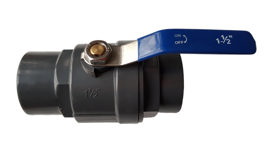 PP 1.5in BSPF Stopcock with Stainless Steel Ball Valve and Handle