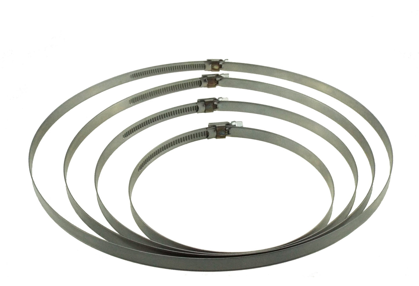A2 Hose Clip 10mm-16mm - Adjustable 304 Stainless Steel Duct Clamps Hose Pipe Clamps Air Ducting Clamp Worm Drive Hose Clamps