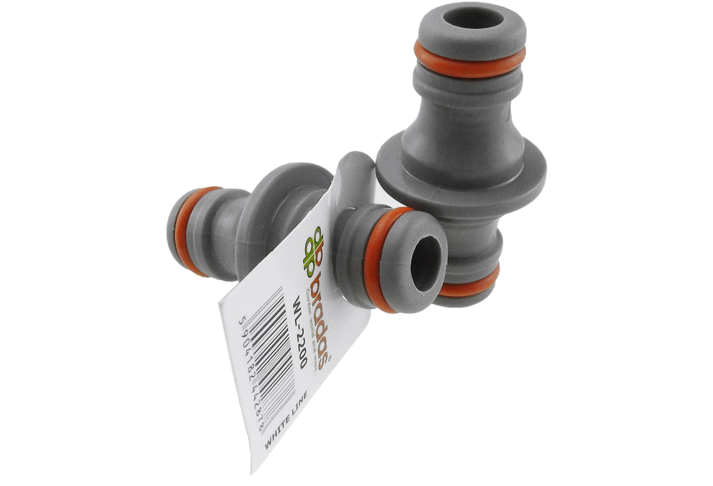Two Way Connector Male WL Drip Irrigation Fitting DIY Workshop Accessory