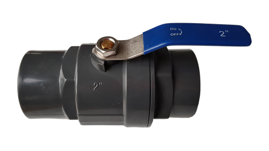 PP 2in BSPF Stopcock with Stainless Steel Ball Valve and Handle Water Connector