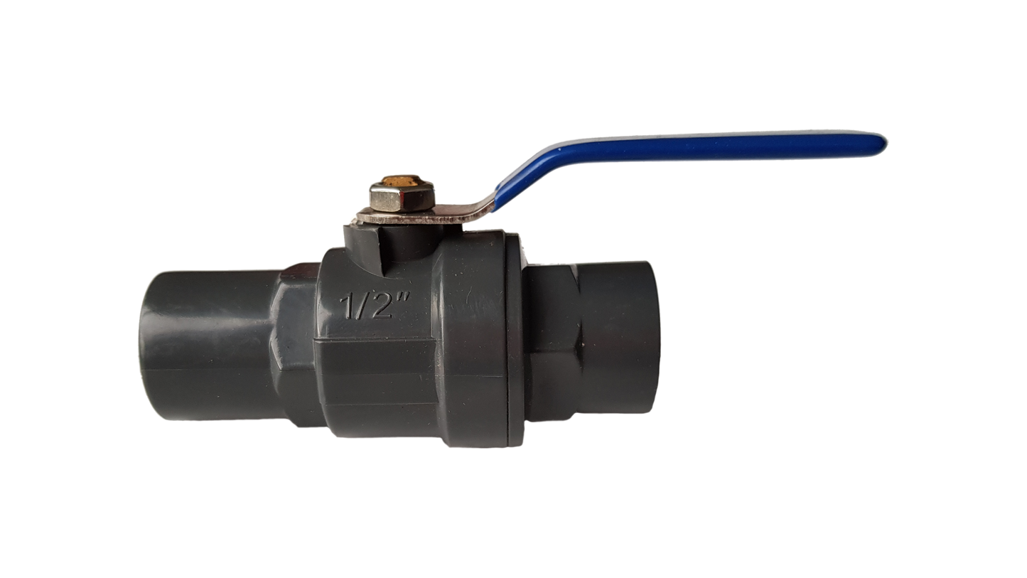 PP 1.25in BSPF Stopcock with Stainless Steel Ball Valve and Handle