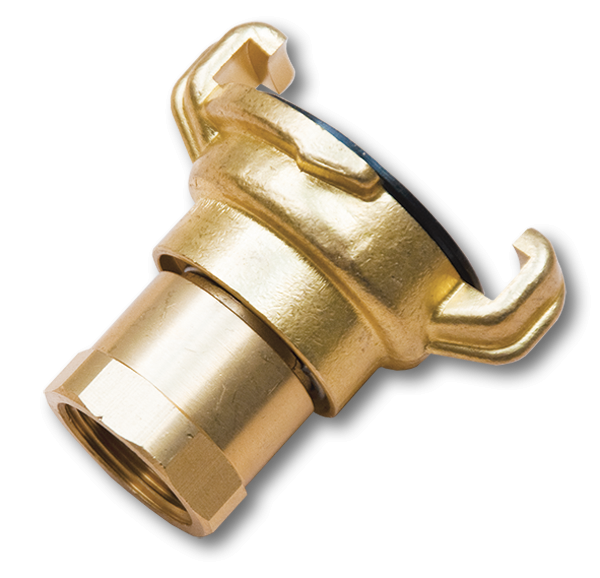 Claw Brass - 3/4in BSPF Swivel Drip Irrigation Fitting DIY Workshop Accessory
