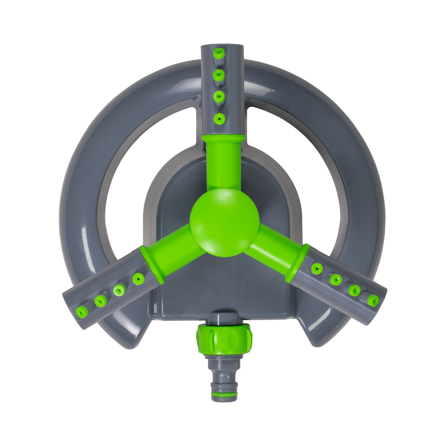 Cost Wise 3-Arm Adjustable Rotating Lawn Sprinkler Green Grey Hose Pipe Fitting