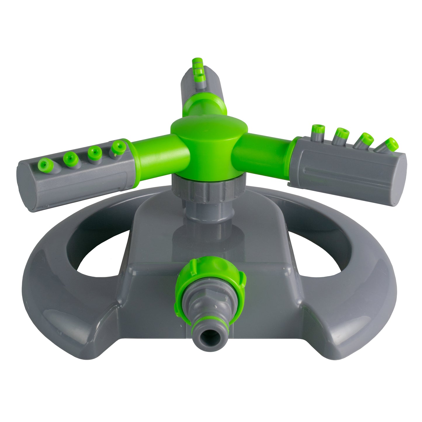 Cost Wise 3-Arm Adjustable Rotating Lawn Sprinkler Green Grey Hose Pipe Fitting