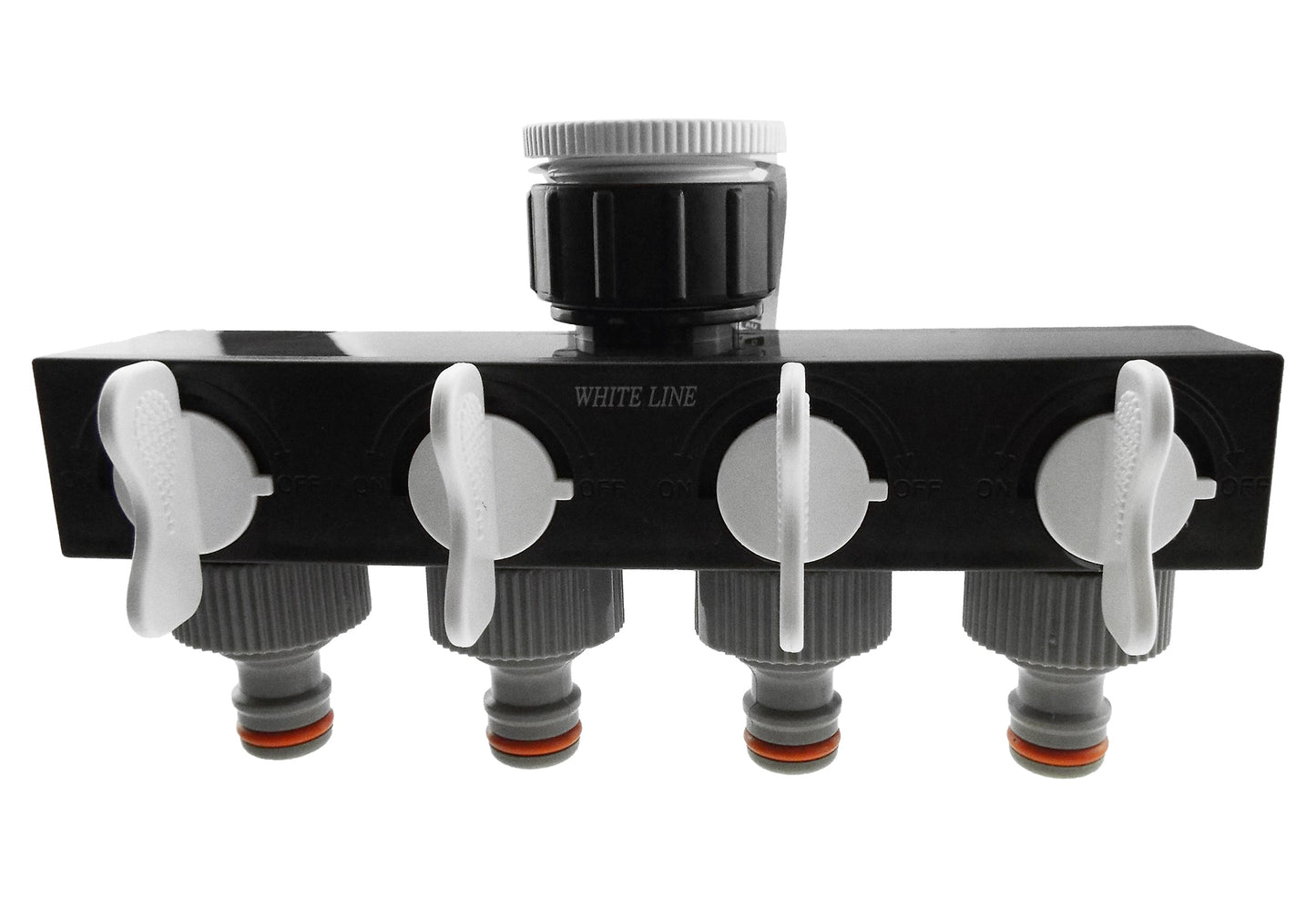 4-Way Splitter with Valves WL DIY Workshop Accessory Outdoor Hose Accessory