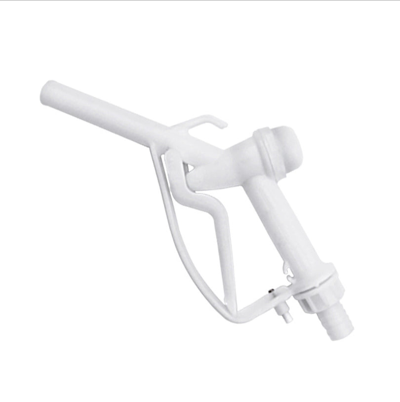 Fuel Gun White 3/4in Barb Inlet - 25mm Outlet Barb Connector Winter Vehicle Tool