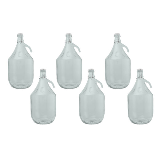 Glass Demijohn 5L 6 Pack Swing Top Cap DIY Tool Accessory Home and Garden Use