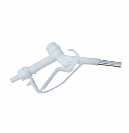 Fuel Gun White 1in Barb Inlet - Metal Outlet Barb Connector Car Winter Essential