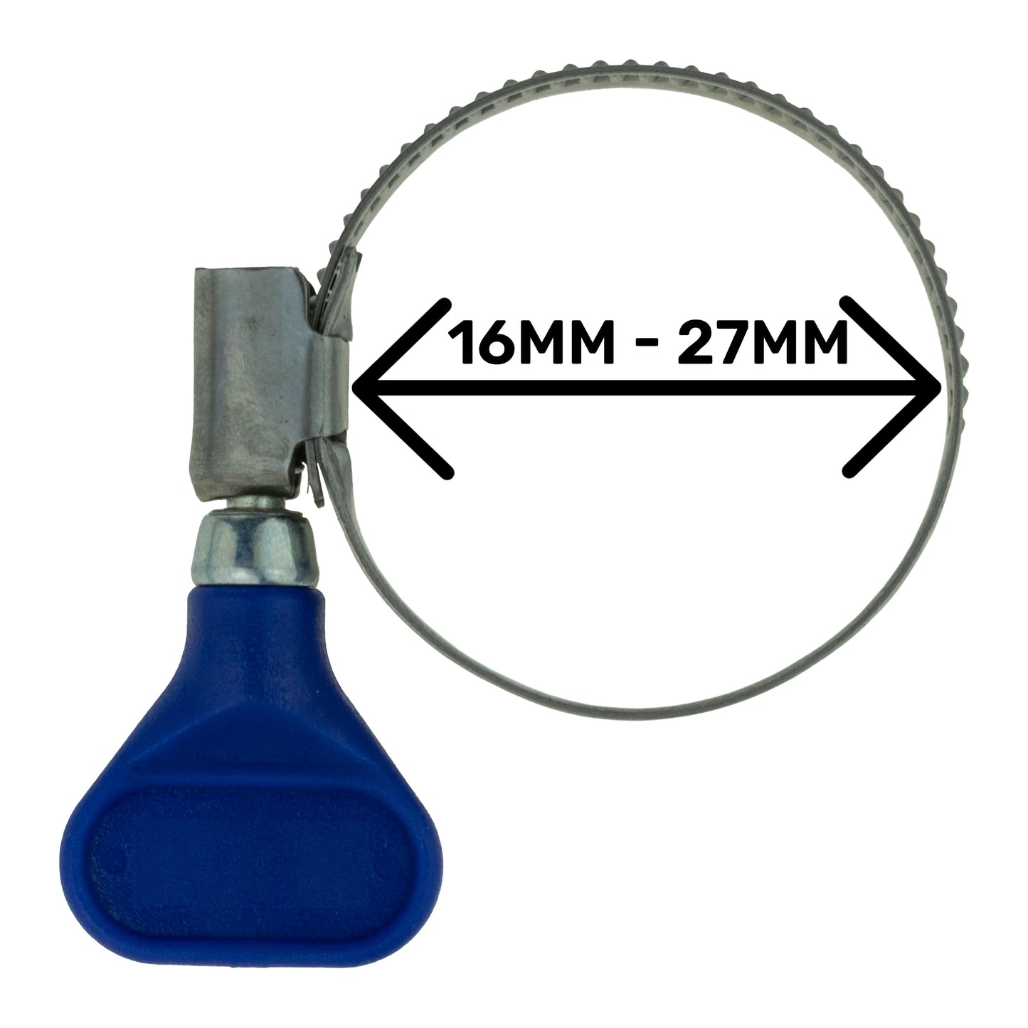 A2 Grip Hose Clip 16mm-27mm - Adjustable 304 Stainless Steel Duct Clamps Hose Pipe Clamps Air Ducting Clamp Worm Drive Hose Clamps