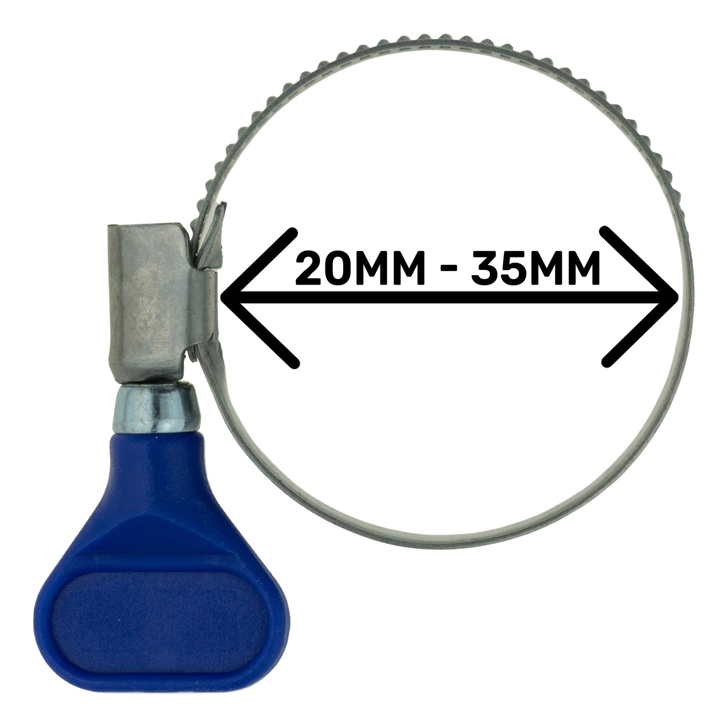 A2 Grip Hose Clip 20mm-35mm - Adjustable 304 Stainless Steel Duct Clamps Hose Pipe Clamps Air Ducting Clamp Worm Drive Hose Clamps