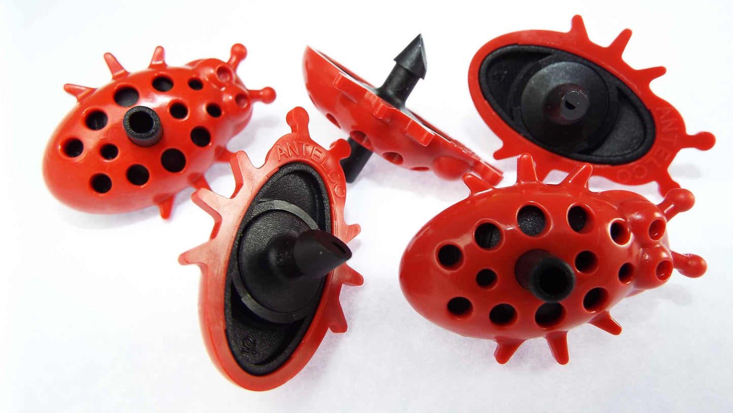 Antelco DripPets 4L H Ladybug Dripper Outdoor Watering Kit Micro Watering System