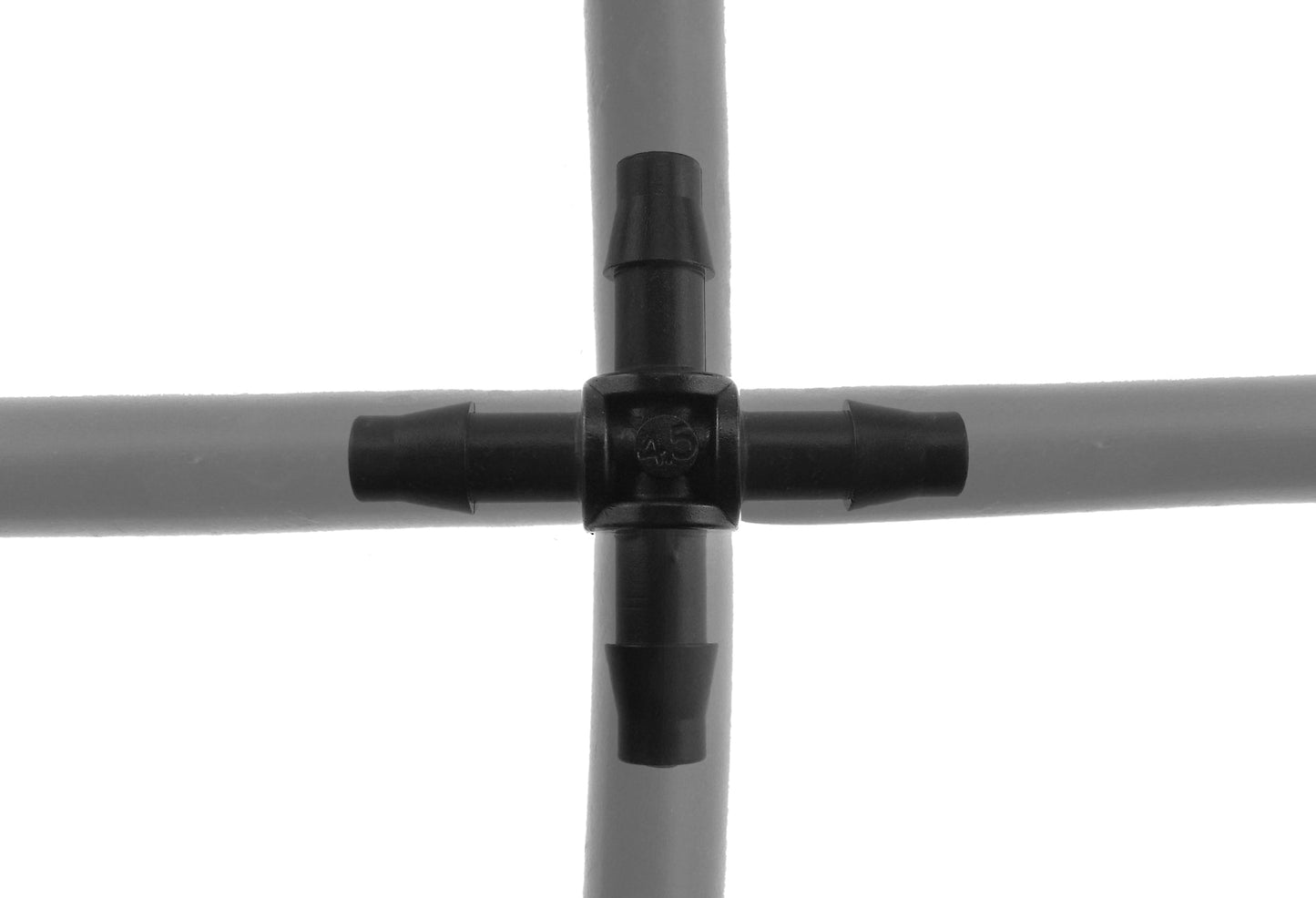Antelco Micro Cross Connector 4.5mm Barb Hose Pipe Fitting Micro Watering System