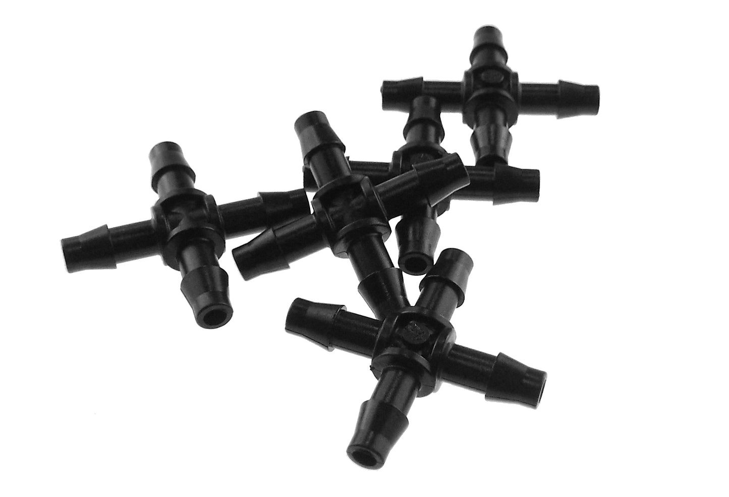 Antelco Micro Cross Connector 4.5mm Barb Hose Pipe Fitting Micro Watering System
