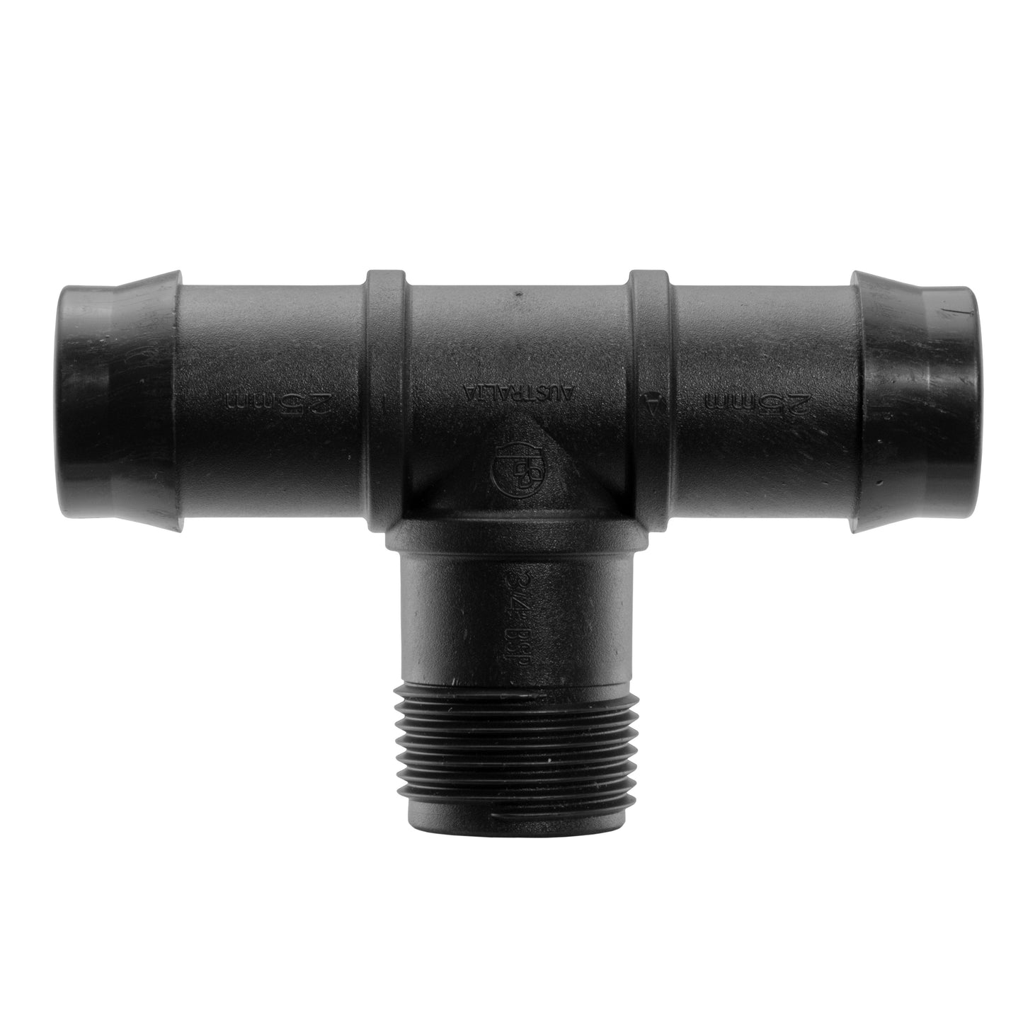 IBC 2 S60X6 Cap with Lever Valve and 25mm Barbed Tee for Drip Irrigation Fitting