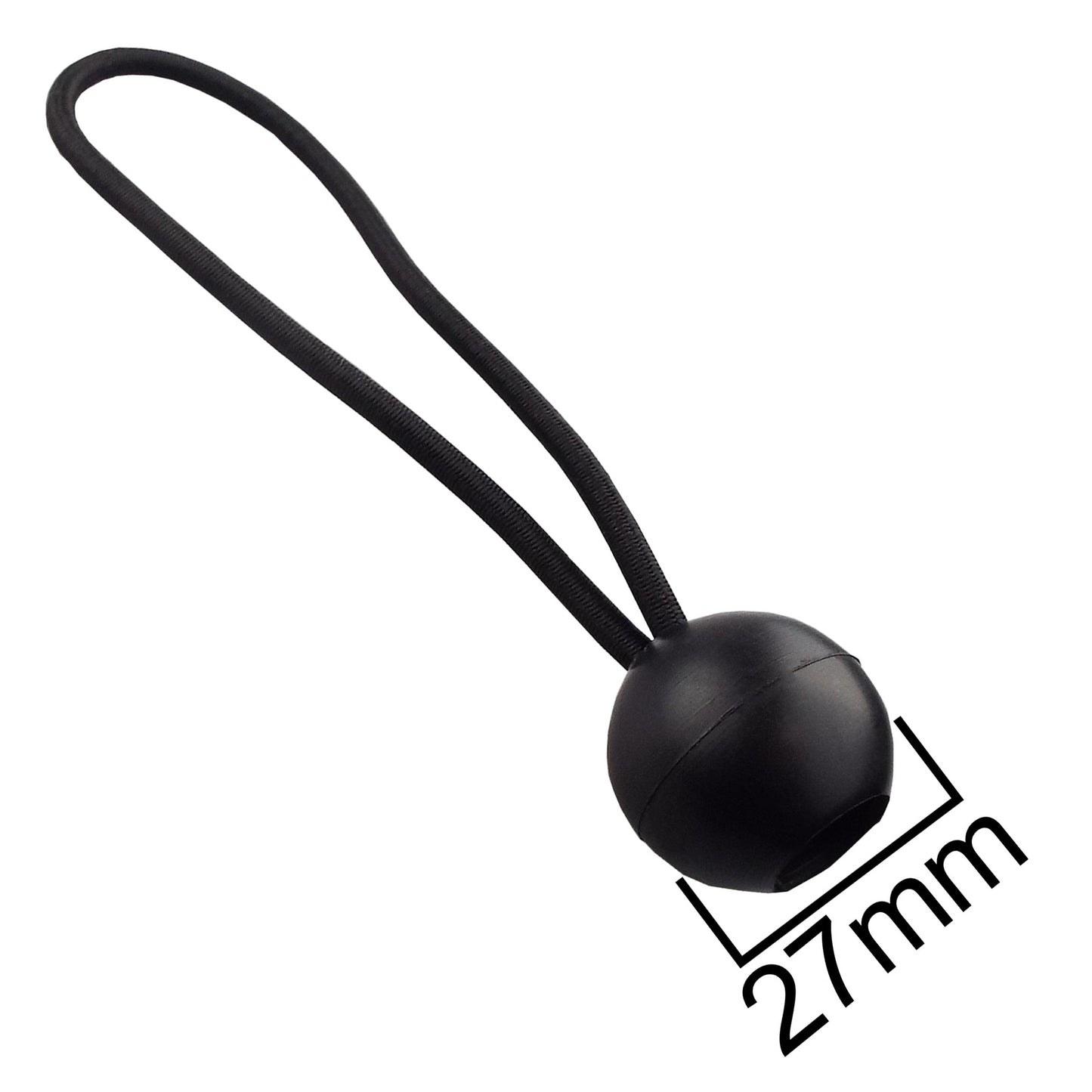 Bungee Ball 4in Black Outdoor Cover Waterproof Sheet