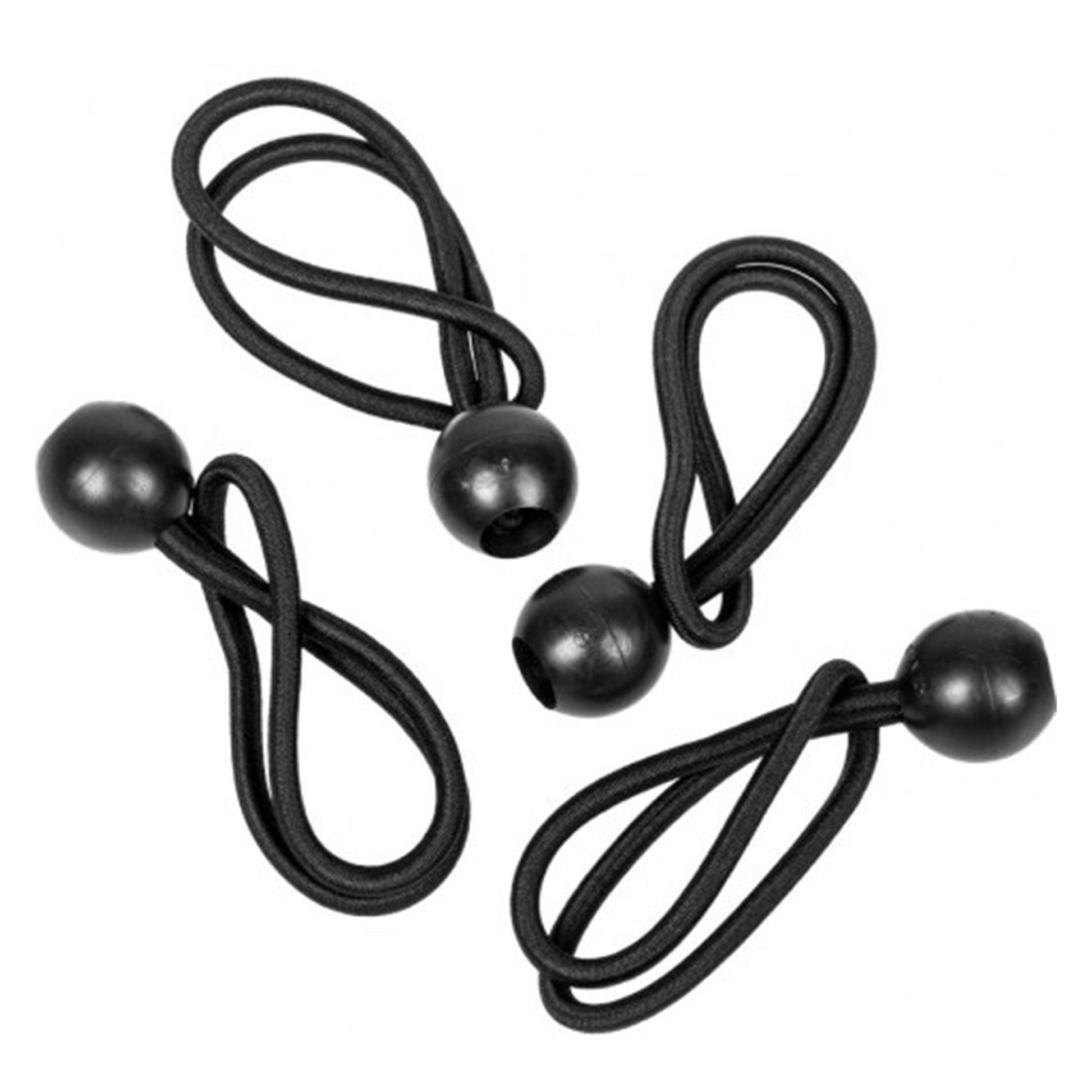 AP Supplies Silver XL-Grade Tarpaulin with Bungee Balls (Black) - 3m x 3m