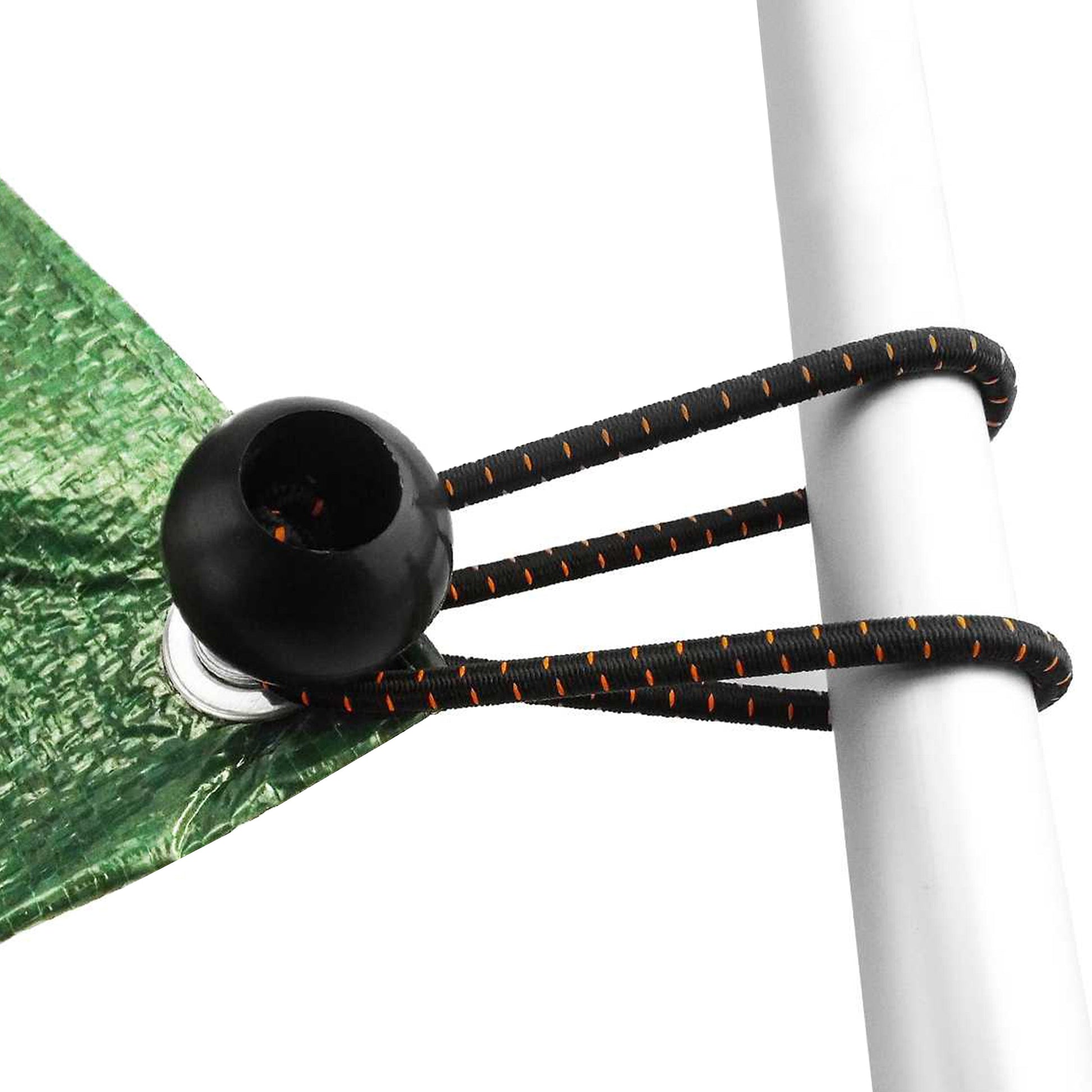 AP Supplies Bungee Ball Mix Black 6" 8” 10" Pack of 30