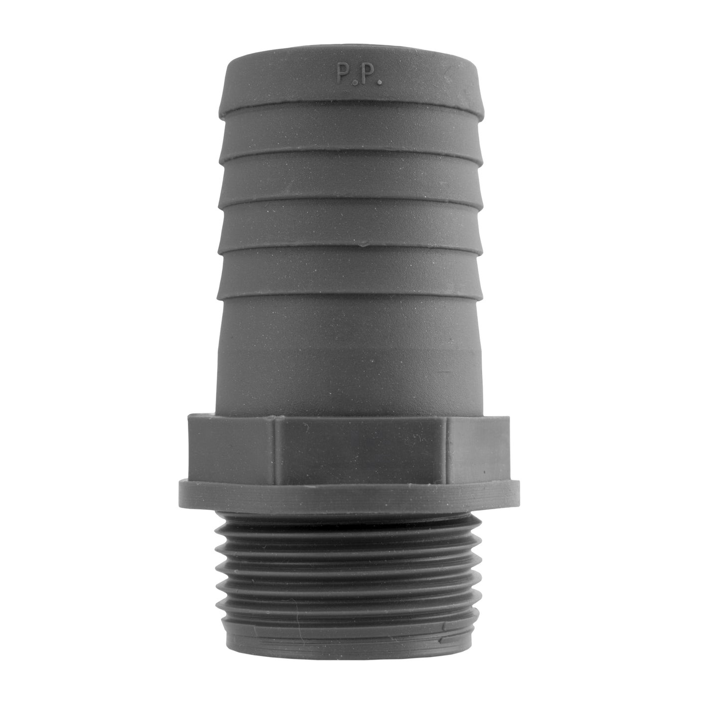 IBC 2 S60X6 Cap with Large Plastic Valve, 2 BSP Elbow and 50mm Barb Straight