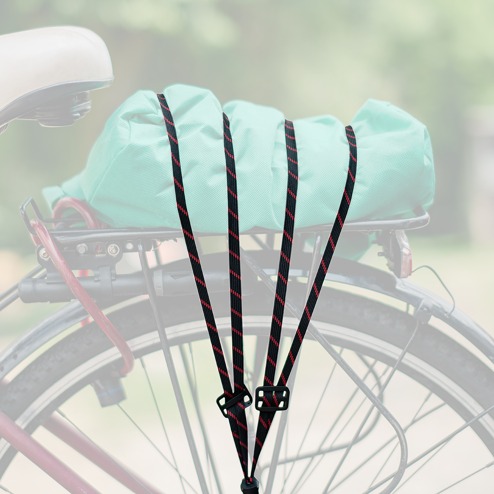 AP Supplies Bungee Spider Hook Elastic Rubber for Bike Rack, Black