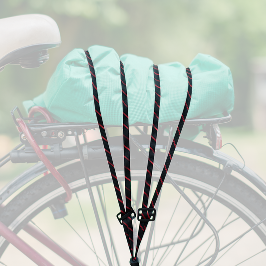AP Supplies Bungee Spider Hook Elastic Rubber for Bike Rack, Black